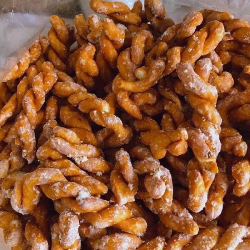 Túi 500g bánh quẩy xoắn ngào đường tuổi thơ