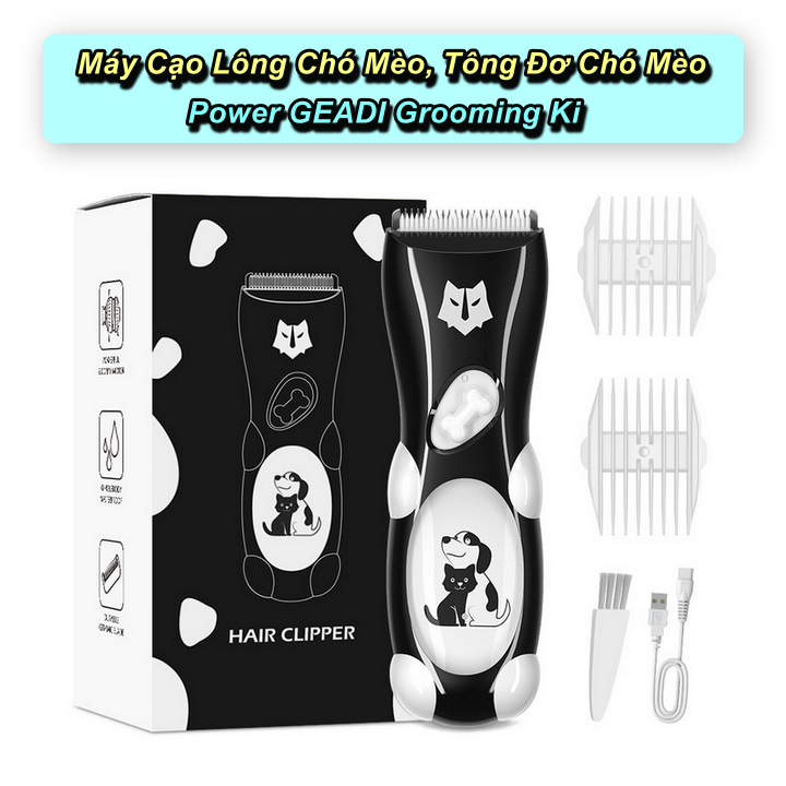 Máy Cạo Lông Chó Mèo Power GEADI Grooming Ki - EuroHome