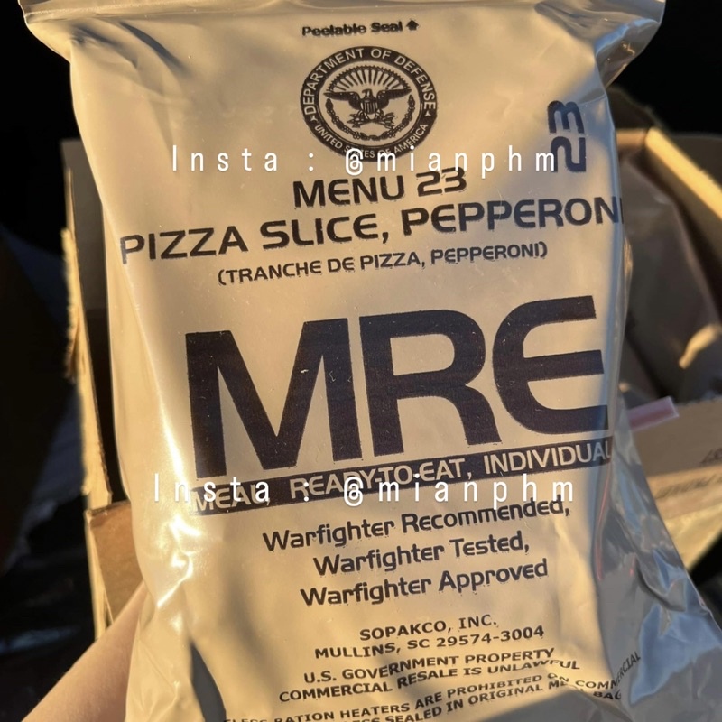 Mre mỹ - đồ ăn trong quân đội của lính mỹ