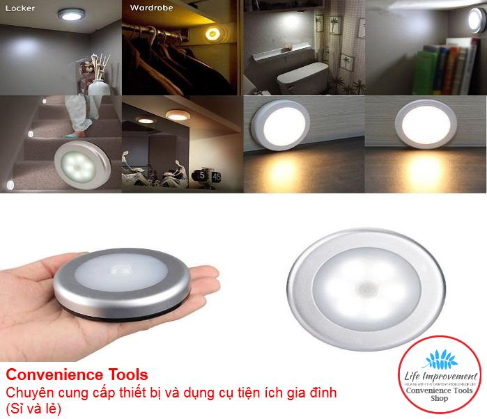 Đèn LED Trợ Sáng Cảm Biến Chuyển Động Không Dây - Tặng kèm 3 pin AAA