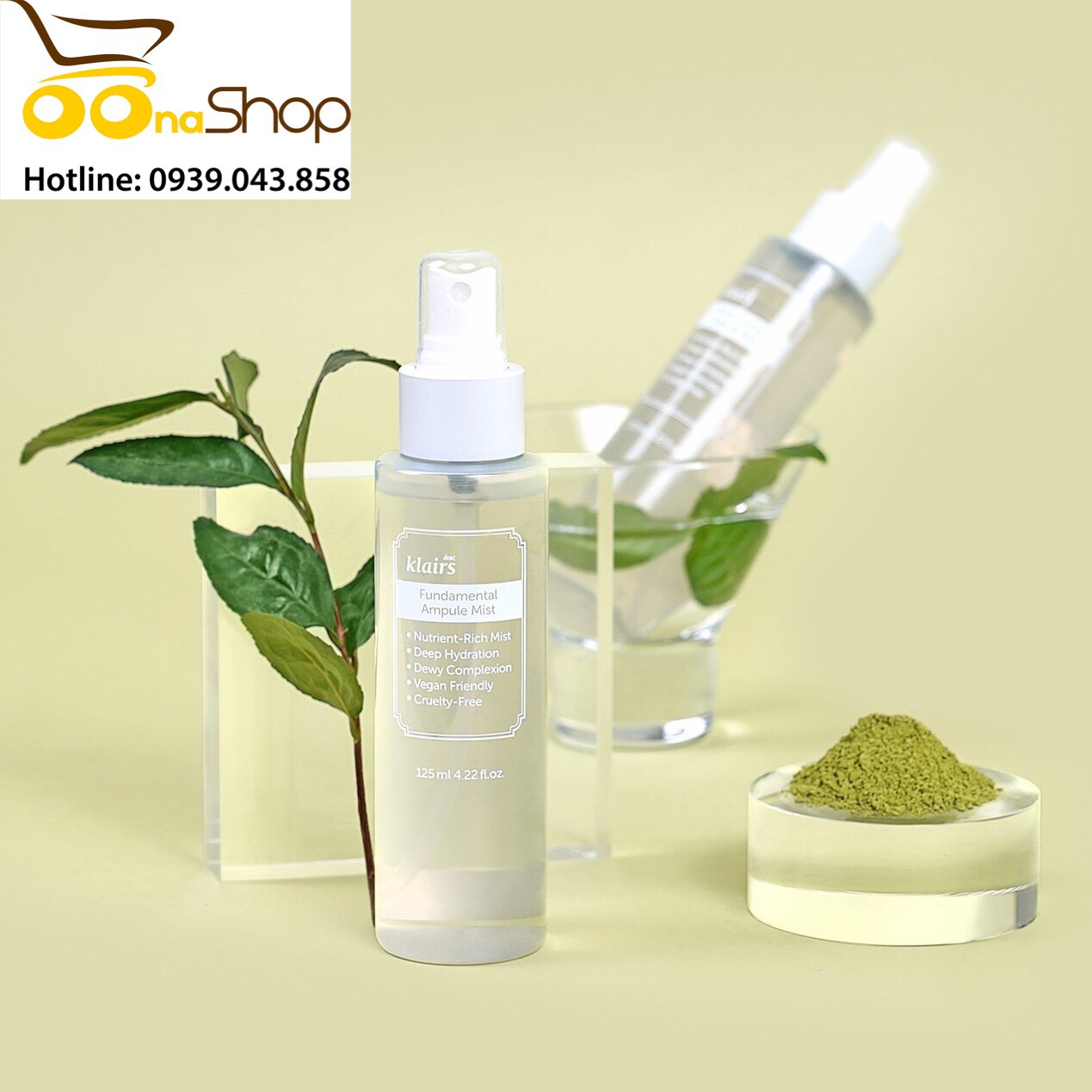 Xịt Khoáng Klairs Fundamental Ampule Mist 125ml OOna Shop