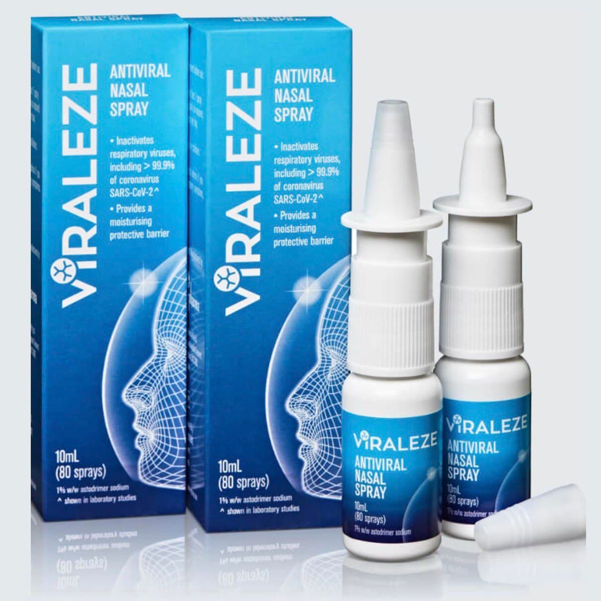 Bình xịt mũi kháng khuẩn phòng covid - kháng & bất hoạt sars-cov-2 viraleze - nhập khẩu châu âu