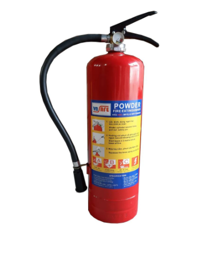 Bình cuu hỏa/ Fire extinguisher/ binh chua chay ABC MFLZ4 4kg- TẶNG BỘ NỘI QUY TIÊU LỆNH PCCC TOLE
