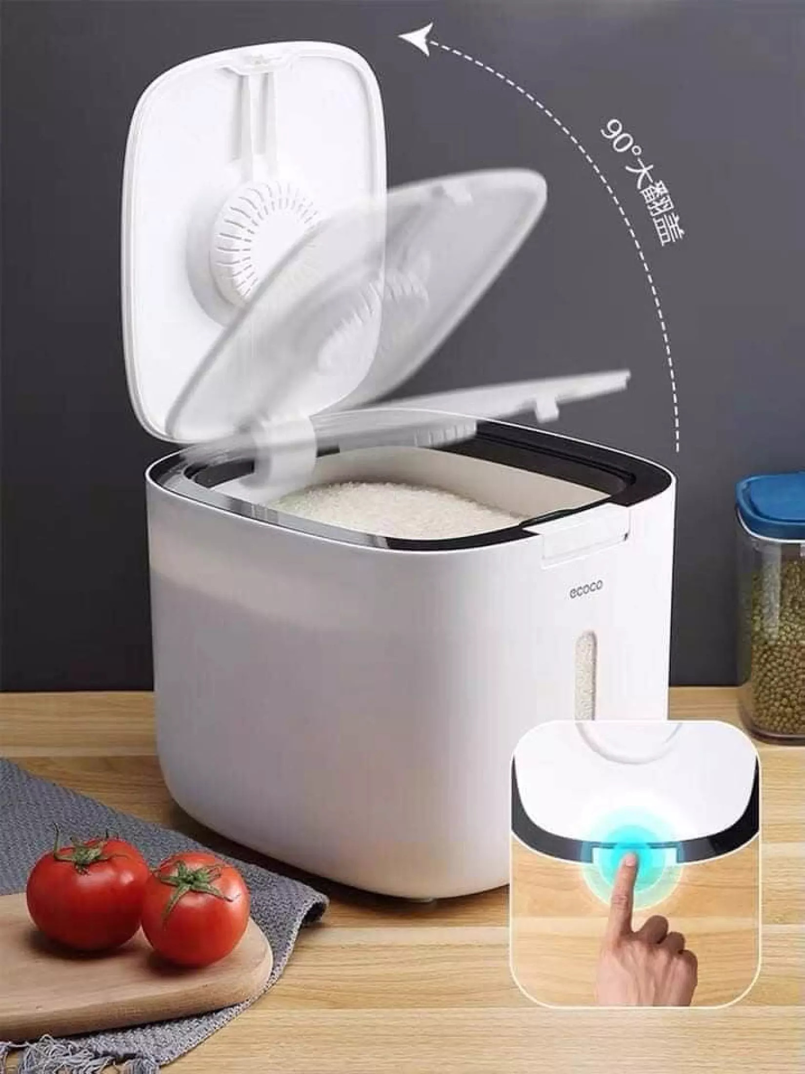 Thùng đựng gạo 10kg ecoco cao cấp