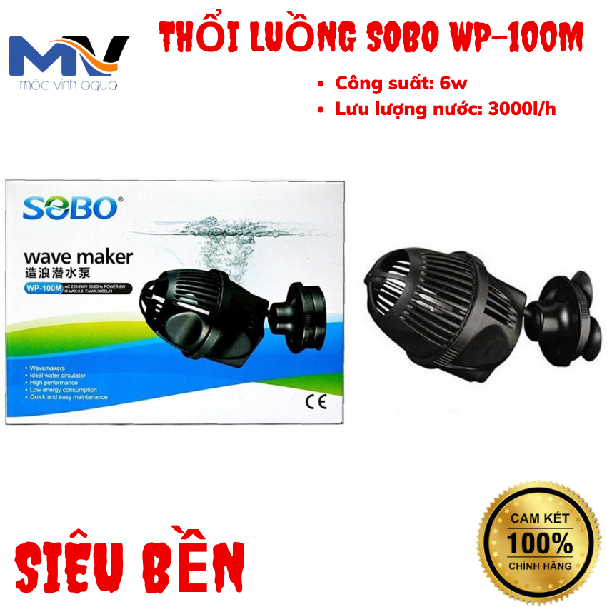 MÁY THỔI LUỒNG HỒ CÁ SOBO WP-100M | CỬA HÀNG CÁ CẢNH VÀ THIẾT BỊ LỌC NƯỚC HỒ CÁ MỘC VINH AQUA