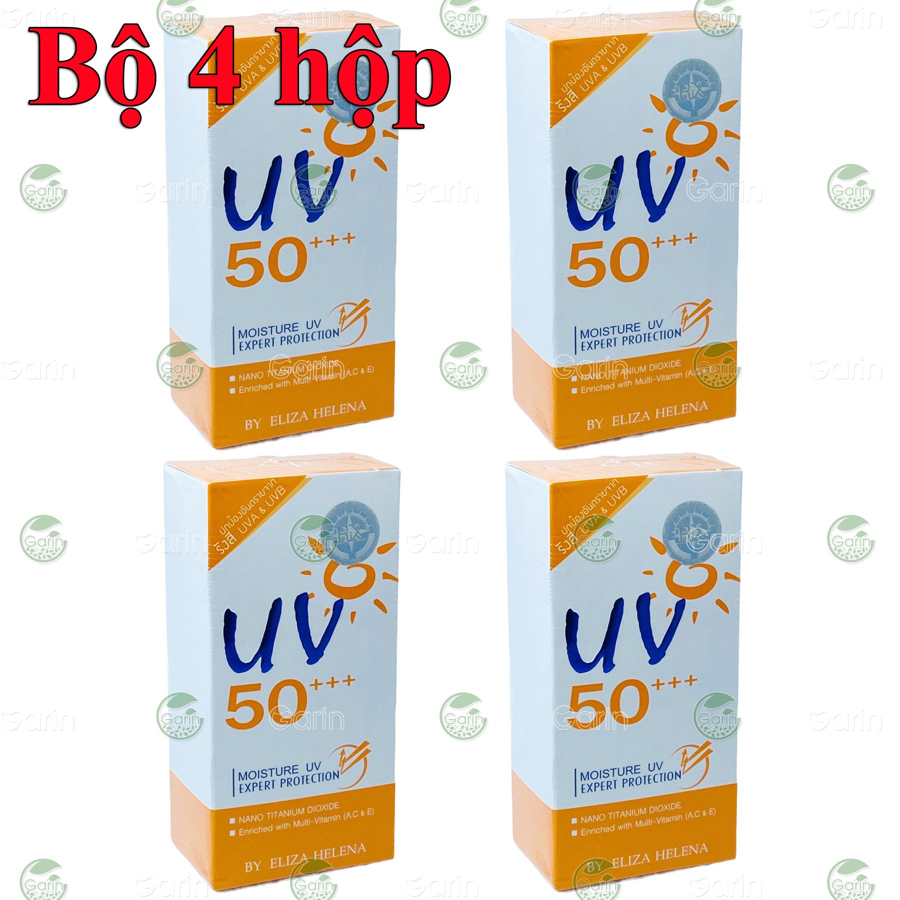 [HCM][TIẾT KIỆM HƠN] Bộ 4 hộp Kem chống nắng cho mặt và body Eliza Helena UV50+++ Thái Lan (30g x 4) giúp chống nắng hiệu quả dưỡng ẩm cho da thích hợp với làn da Châu Á