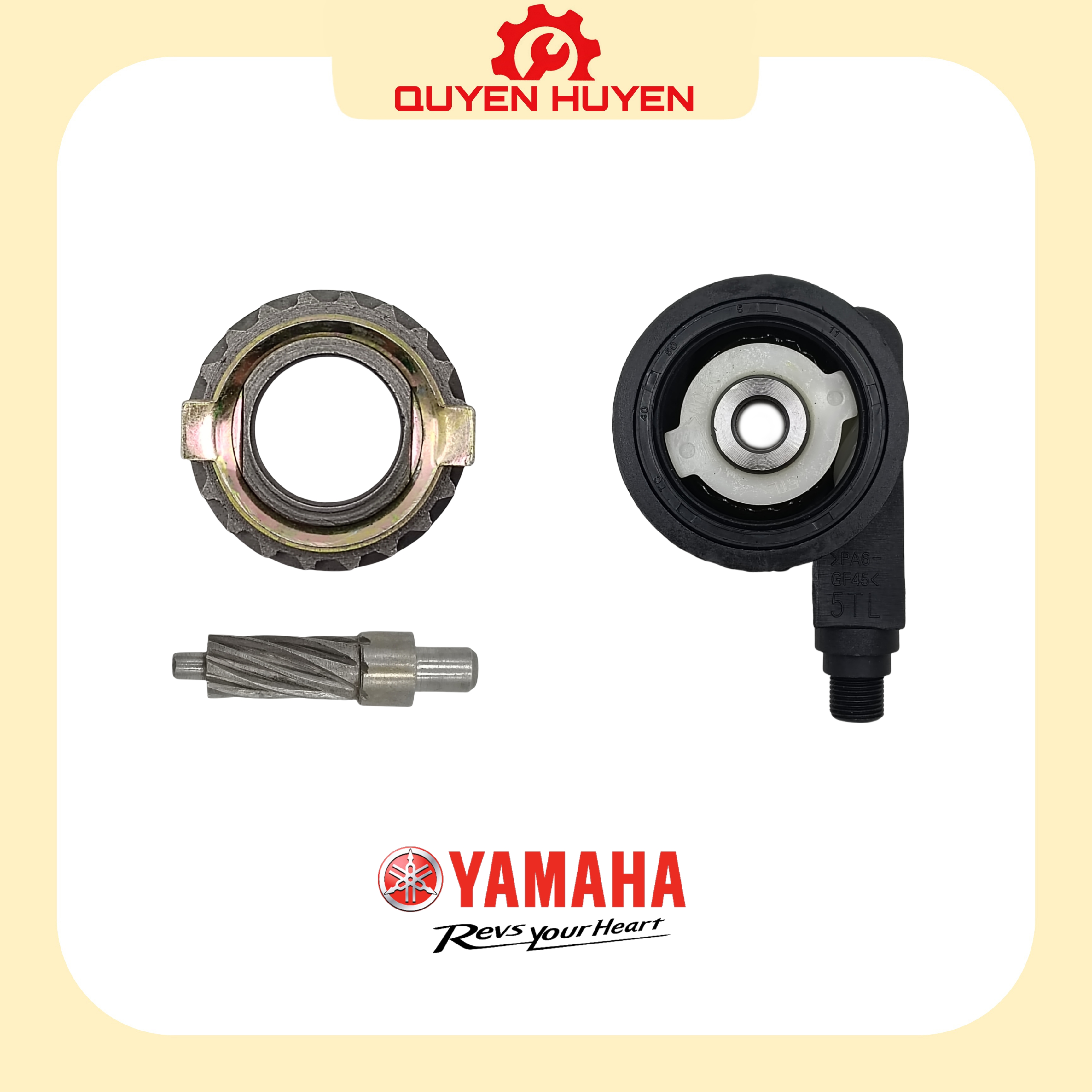 Bánh răng đo tốc độ Yamaha - Củ sâu công tơ mét Jupiter - Sirius - Taurus - Nouvo - Exciter 135 / Phanh cơ - Phanh đĩa