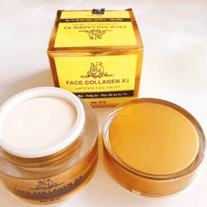 Kem face collagen x3 đông anh- face x3 colagen dưỡng mịn da - hộp 20gar
