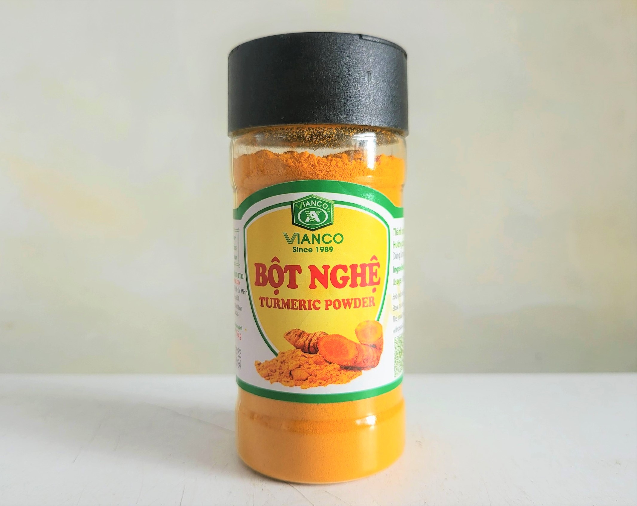 [Hủ nhựa 55g] BỘT NGHỆ (Gia vị thực phẩm) [VN] VIANCO Turmeric Powder