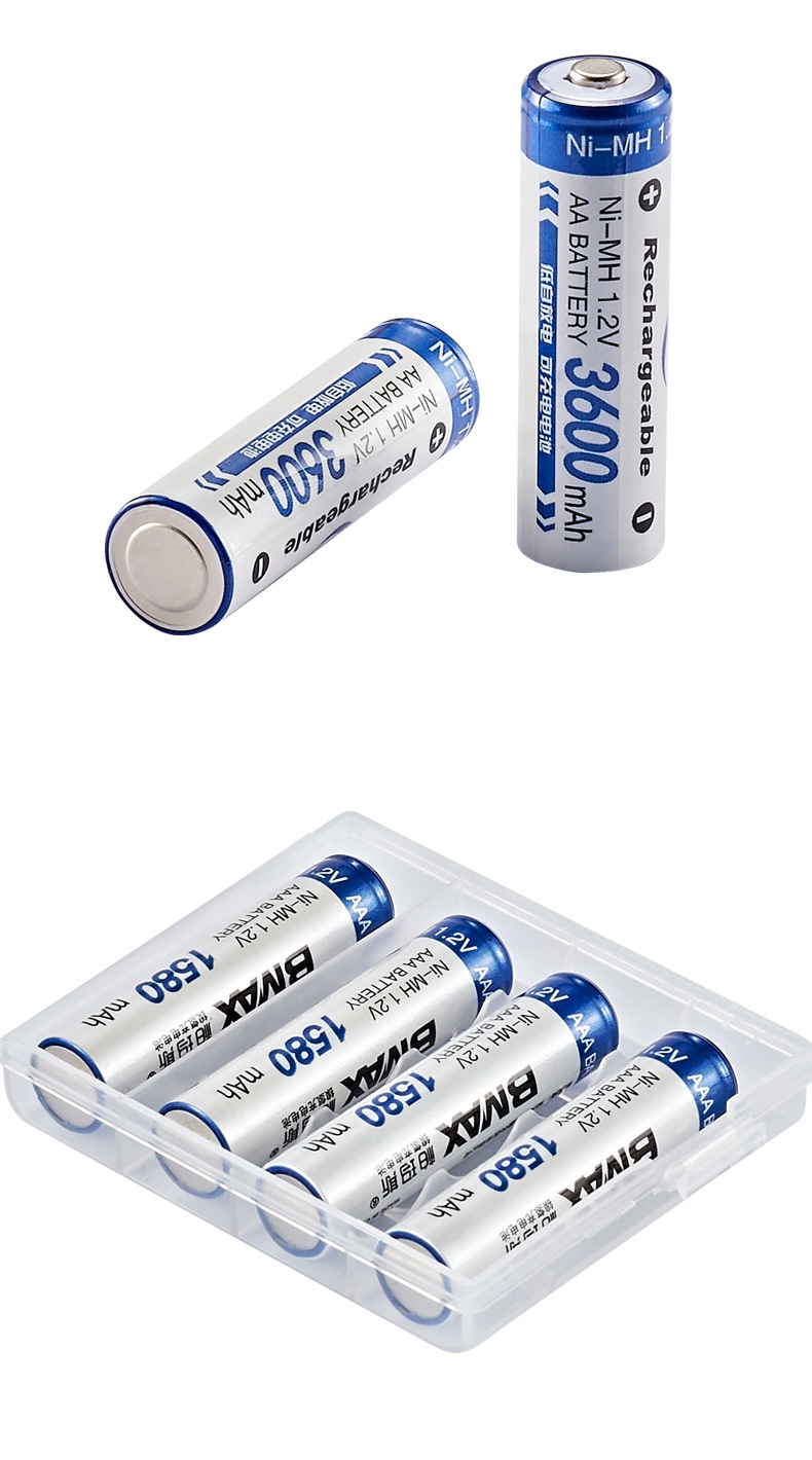 Pin sạc 1.2v aa, aaa bmax dung lượng 1580mah-3600mah