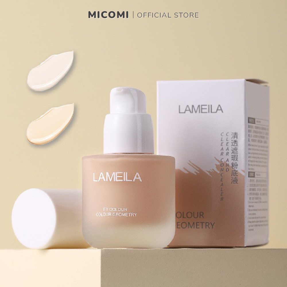 Kem Nền Che Khuyết Điểm Trang Điểm Cho Da Dầu Mụn Da Khô FT COLOUR LML Make Up Dưỡng Ẩm Da Mặt 30G MICOMI Cosmetics
