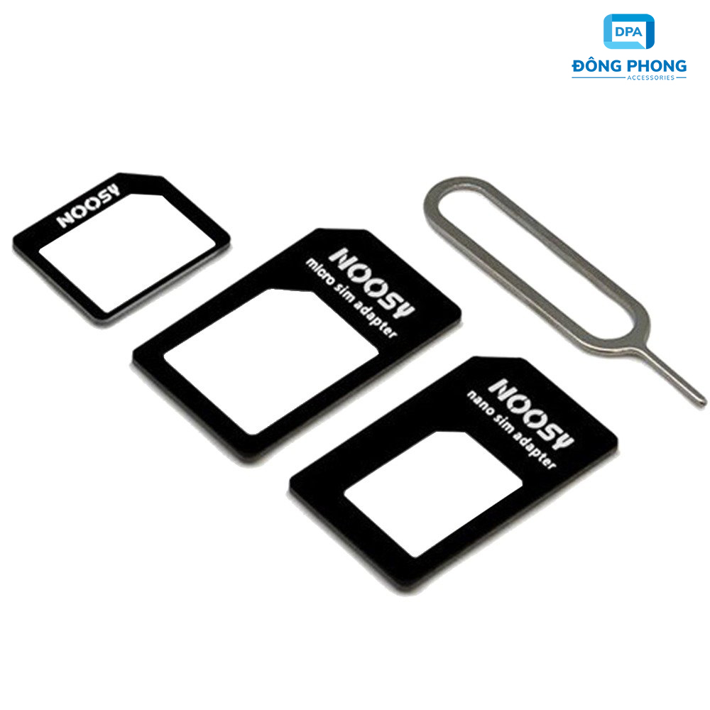 Bộ Chuyển Đổi Nano Sim Nossy Tặng Kèm Cây Chọc Sim