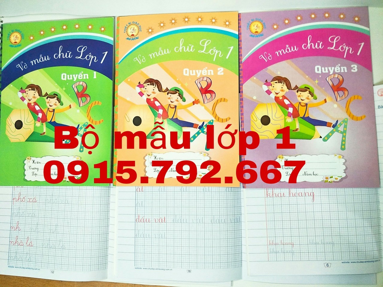 [HCM]Bộ rèn chữ lớp 1