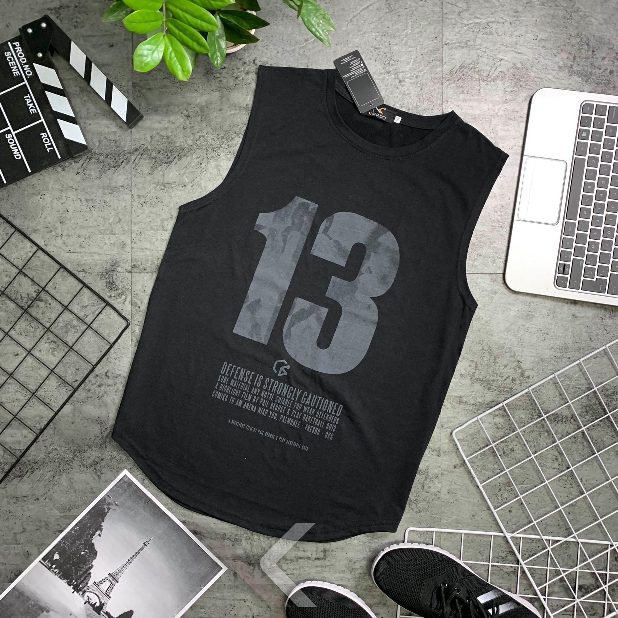 Áo Tanktop nam cao cấp số 13 - Áo ba lỗ nam - mã AT68