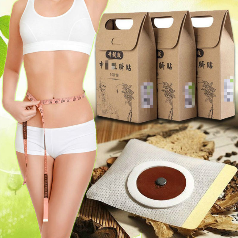 Hộp 10 miếng dán rốn tan mỡ bụng trung y slimming patch - thảo dược nội địa trung