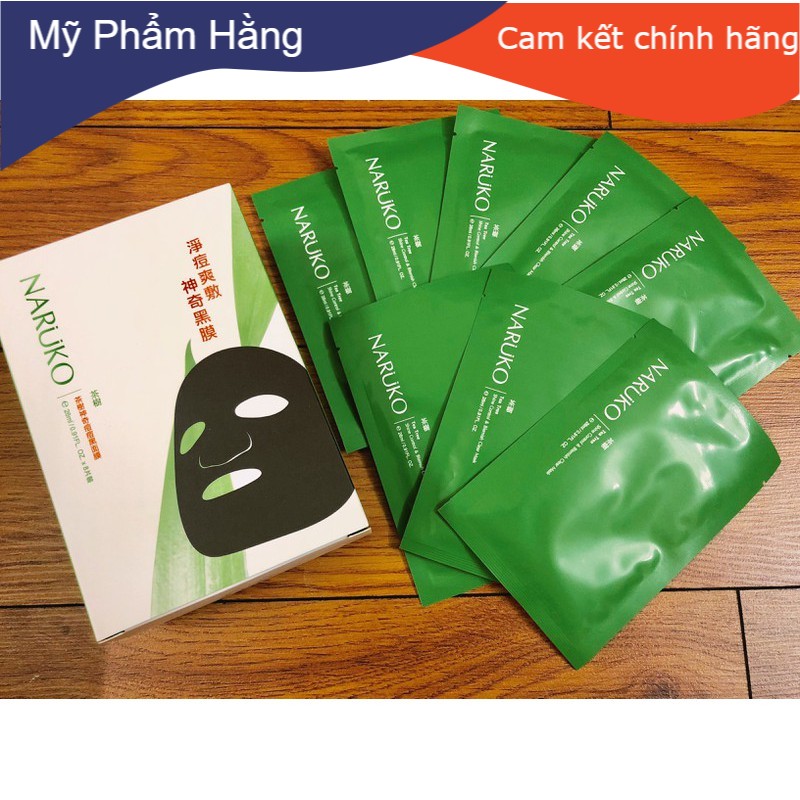 Mặt nạ naruko tràm trà măt nạ trà xanh claura beauty