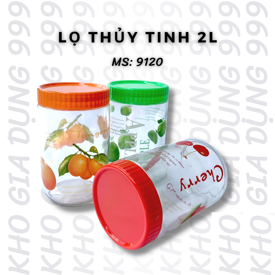 Hũ thủy tinh 2000ml - 9120