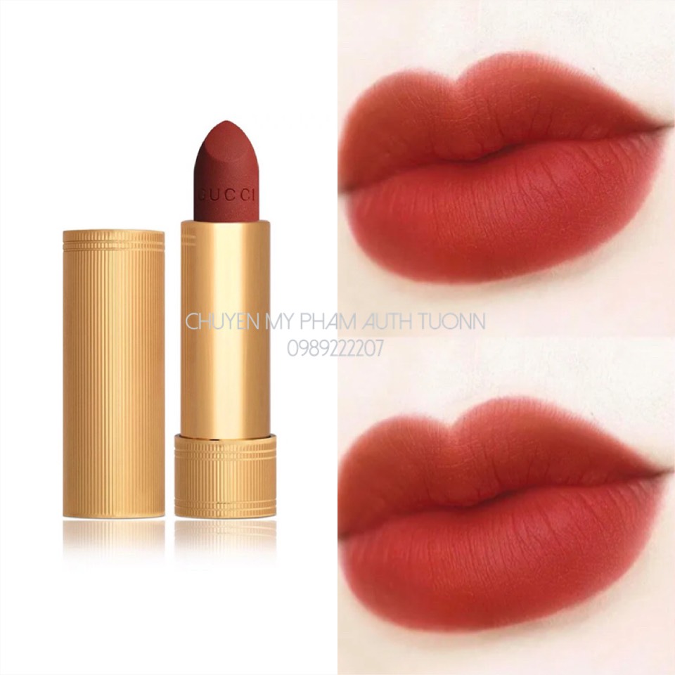 Son Gucci Rouge À Lèvres Mat Màu 505 Janet Rust - Đỏ Gạch