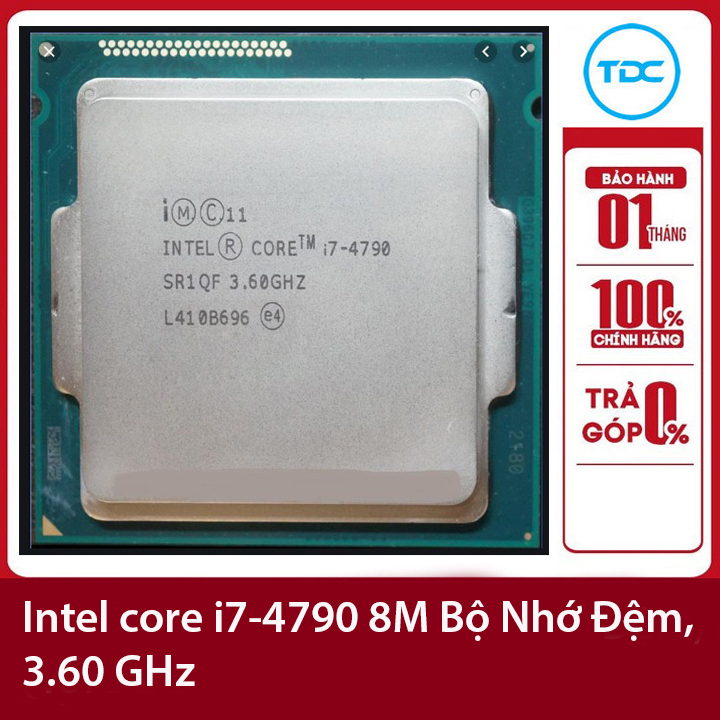 Bộ vi xử lý intel cpu core i7-4790 3.60ghz ,84w 4 lõi 8 luồng, 8mb cache socket intel lga 1150