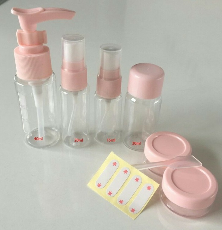 Bộ chiết mỹ phẩm du lịch 7 món siêu tiện lợi