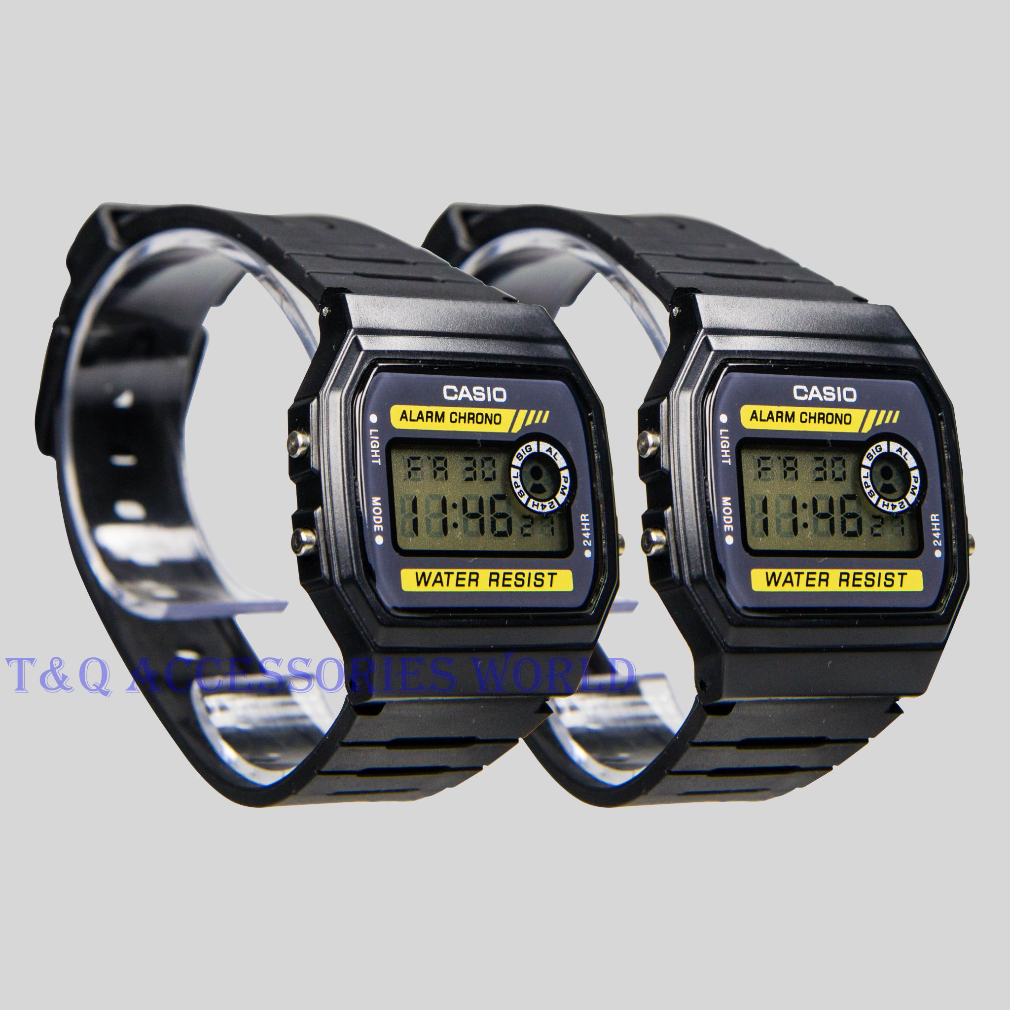 2 đồng hồ Casio F - 94W chính hãng siêu bền, Đồng hồ điện tử Casio, Đồng hồ Casio huyền thoại