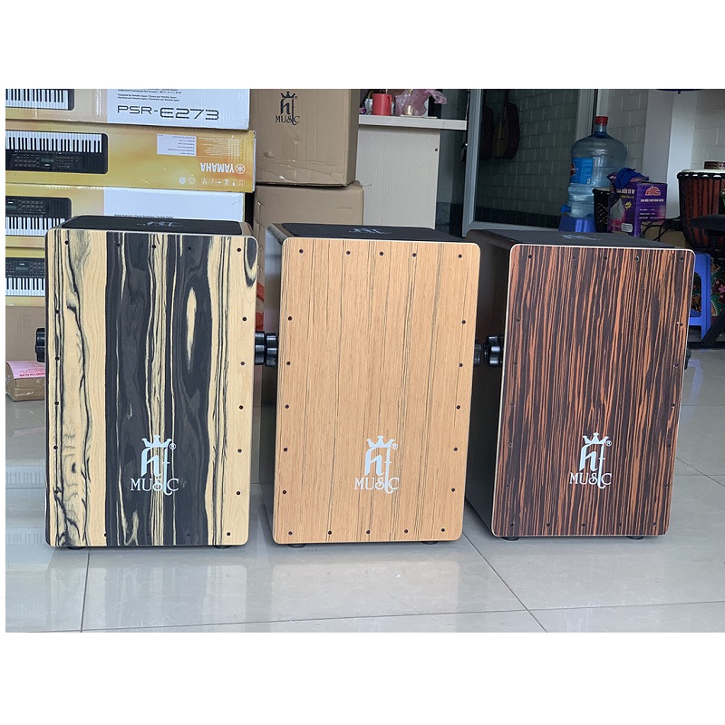 Trống cajon gỗ cẩm lai có EQ âm thanh siêu chuẩn