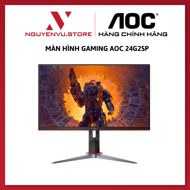 Màn hình Gaming AOC 24G2SP (23.8"/FHD/IPS/165Hz/1ms/ AOC 24G2 SP ) - Hàng Chính Hãng