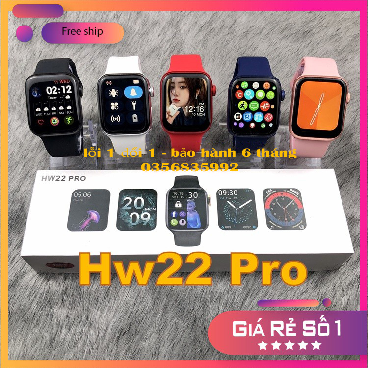 Đồng Hồ Thông Minh HW22 Pro, M26 Plus, HW22ProMax SMART WATCH Seri 6 - Nghe Gọi - Nhận Thông Báo - Thay Hình Nền