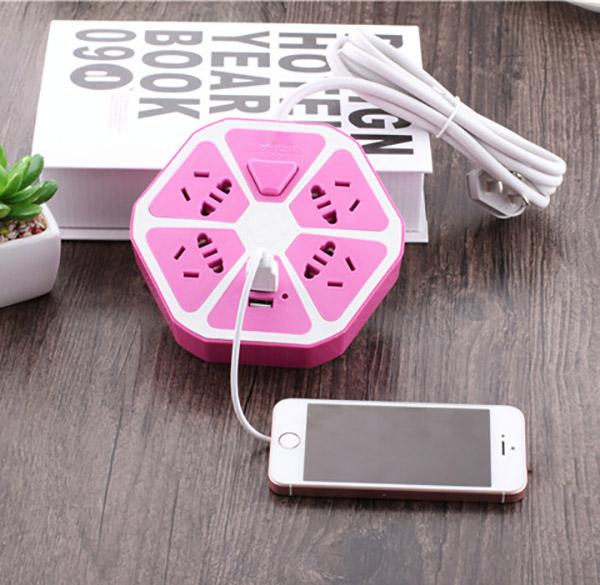 Ổ cắm điện đa năng thông minh - tích hợp 2 cổng USB