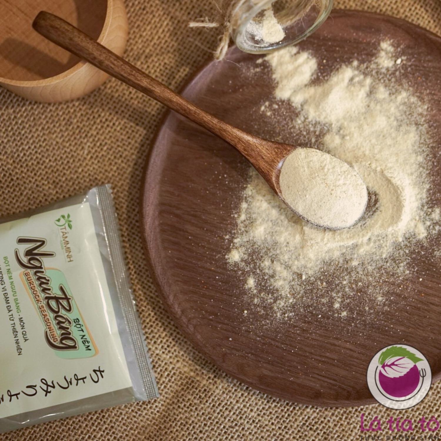 Bột nêm chay ngưu báng 1kg - lá tía tô