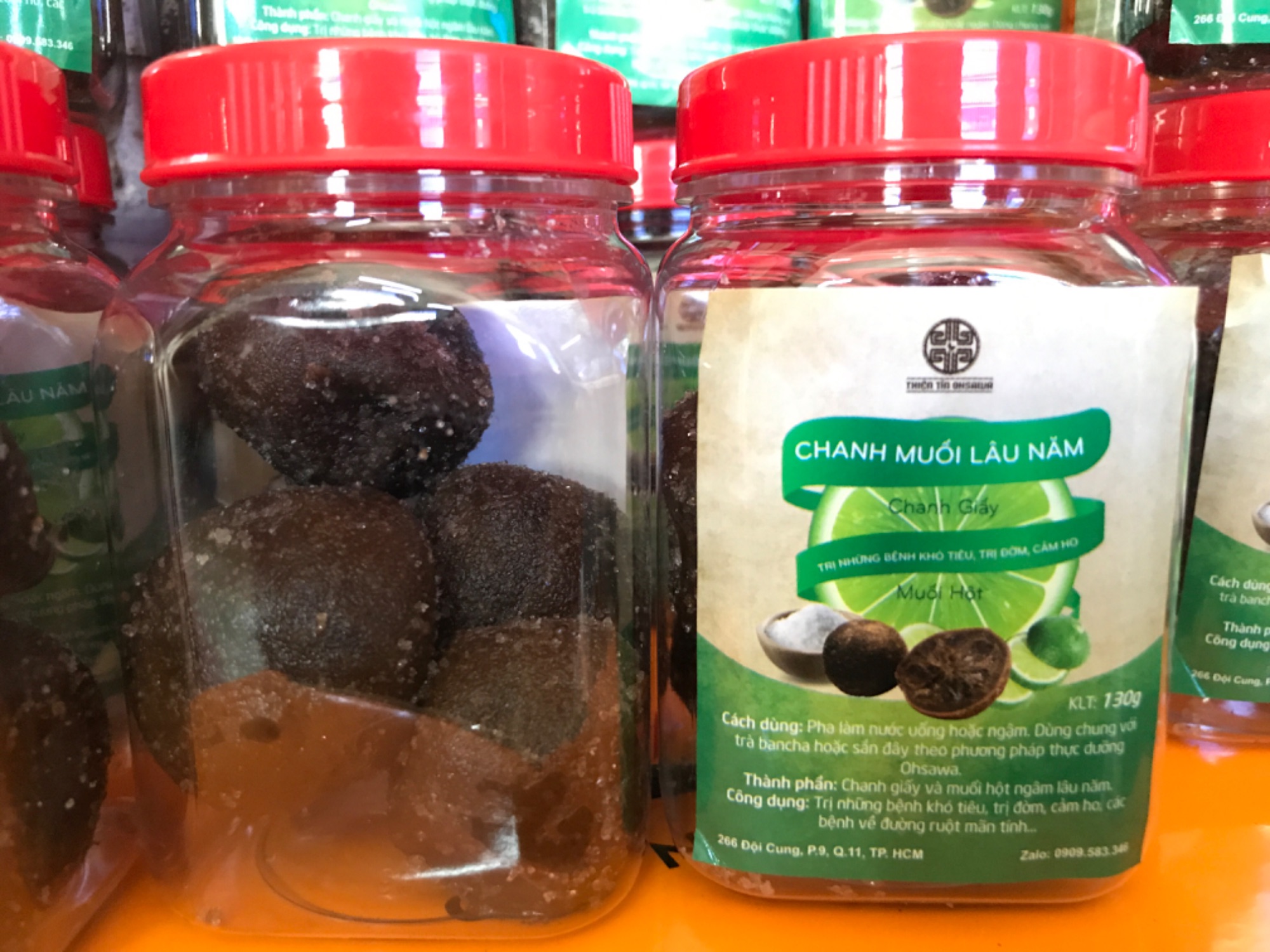 Chanh muối lâu năm - Chanh tròn k muối