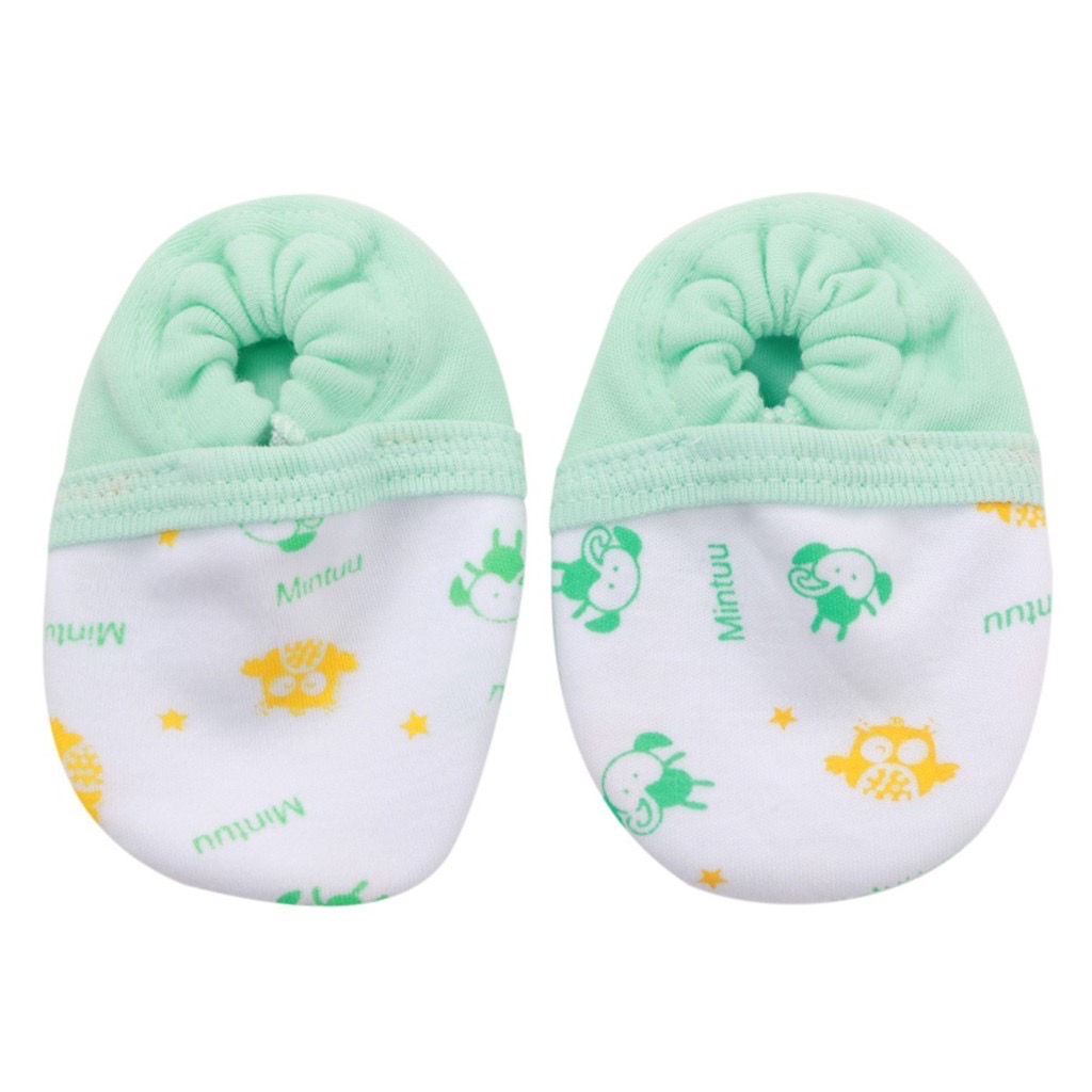 Combo 2 đôi giày vải Mintuu cho bé 1-3 tháng tuổi