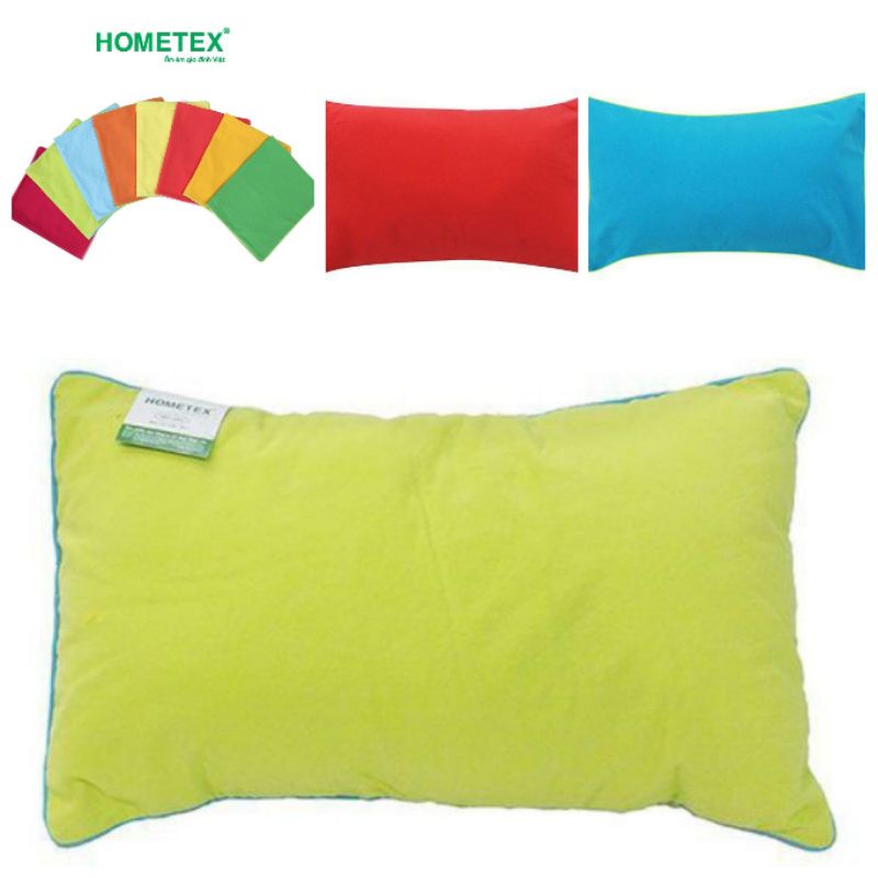 Gối đầu cho bé Hometex  30x40, 30x50, gối nằm trẻ em cotton bèo xốp