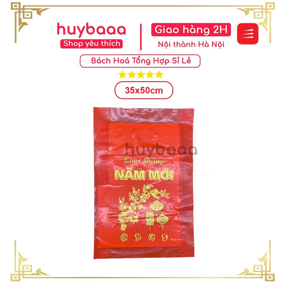 {HOT} [SIÊU SALE] TÚI NILONG HD PE CHÚC MỪNG NĂM MỚI MÀU ĐỎ SIÊU DAI TÚI HD CHÚC TẾT SIÊU RẺ