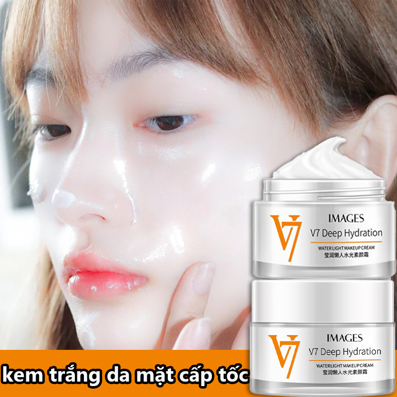 Kem dưỡng da mặt ngày và đêm V7,kem dưỡng trắng da,kem tố nhan người lười biếng,kem face pháp,dưỡng ẩm làm trắng,loại bỏ nám, chống lão hóa, làm săn chắc và sáng da