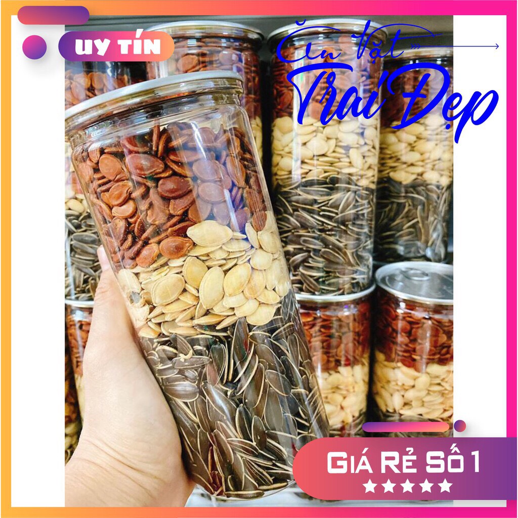 Hạt dưa mix 3 vị trai đẹp 500g
