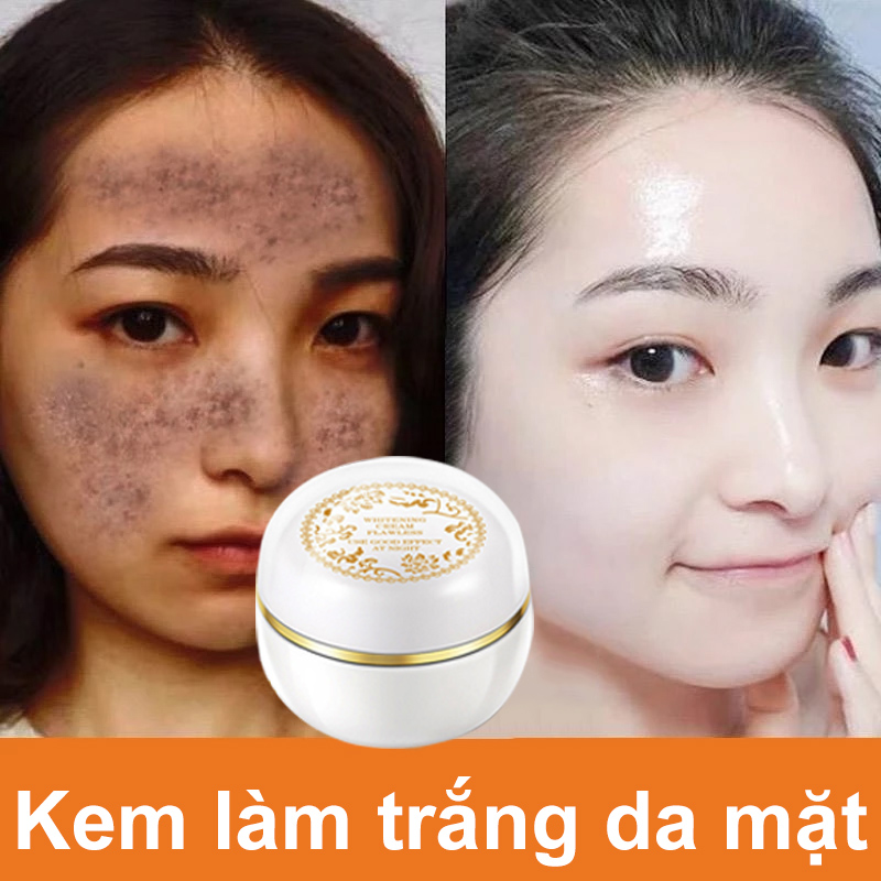 kem làm trắng cấp tốc kem dưỡng ẩm dành cho da mặt lem loại bỏ nám và tàn nhang, nam nữ cấp nước nhanh chóng khóa nước dài lâu kiềm dầu che khuyết làm sáng da săn chắc da chống lão hóa ngăn ngừa nếp nhăn da 30g