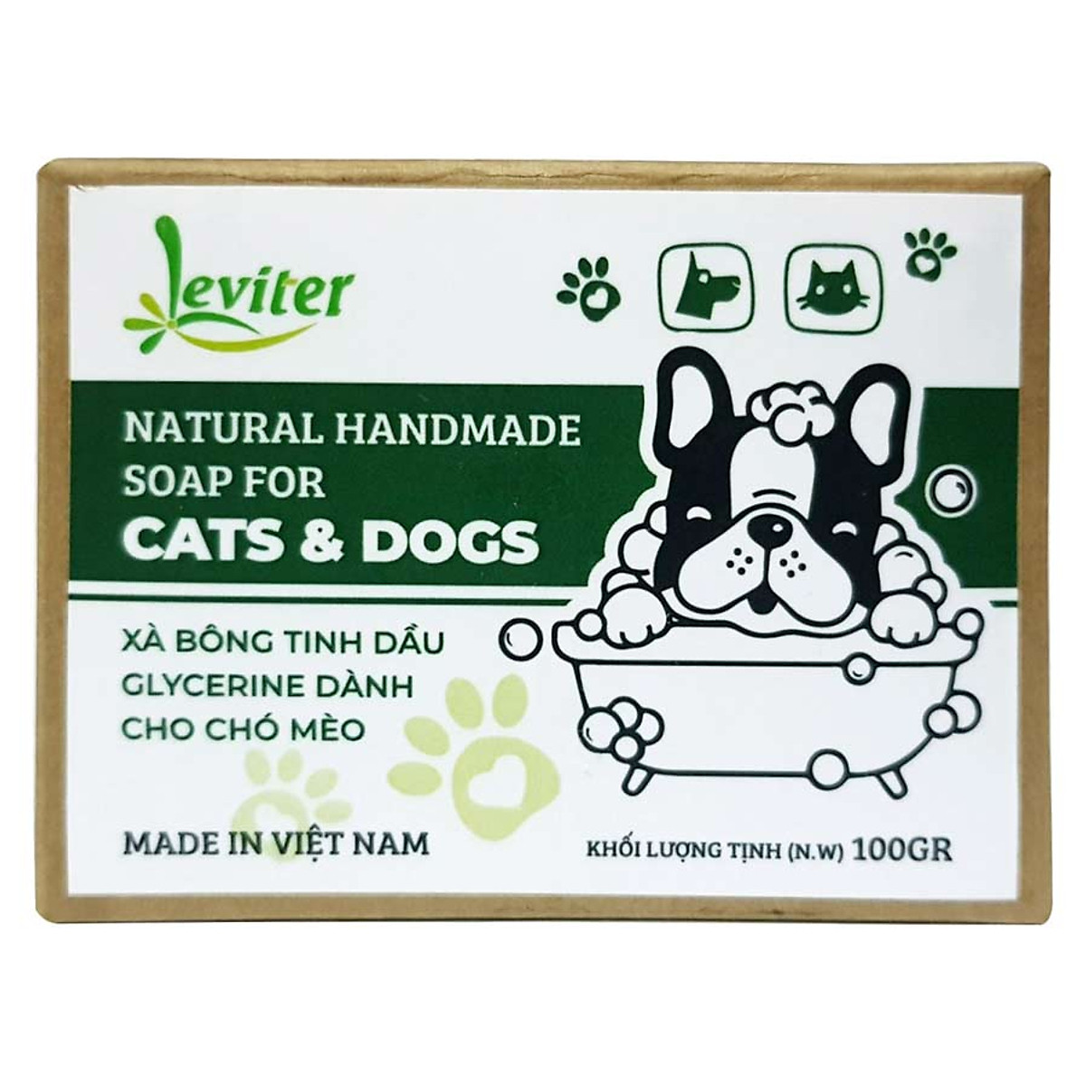 Xà phòng cho chó mèo Glycerine Handmade Dog & Cat Leviter