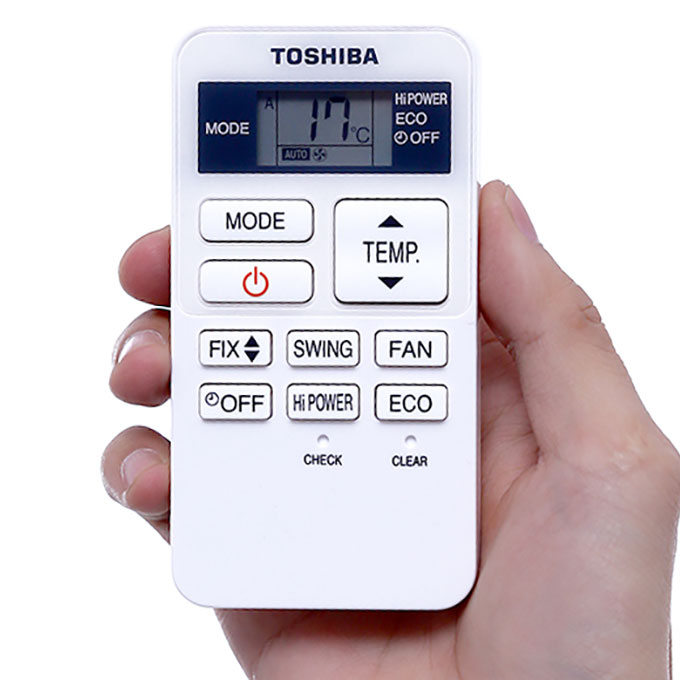 Điều khiển điều hoà TOSHIBA (Trắng nhỏ)