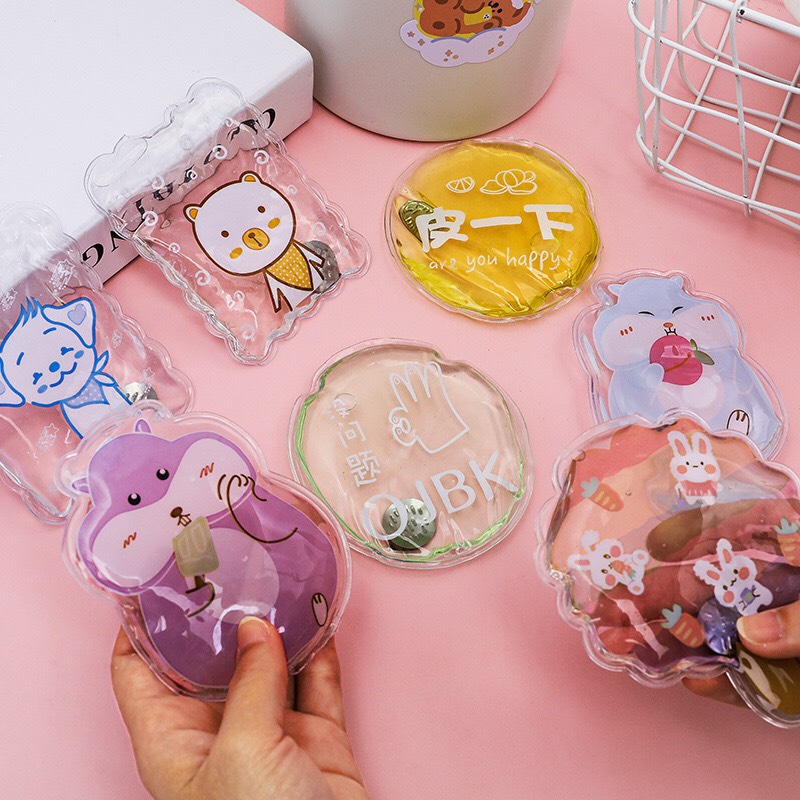 Túi Sưởi Ấm mini bẻ đồng xu dễ thương