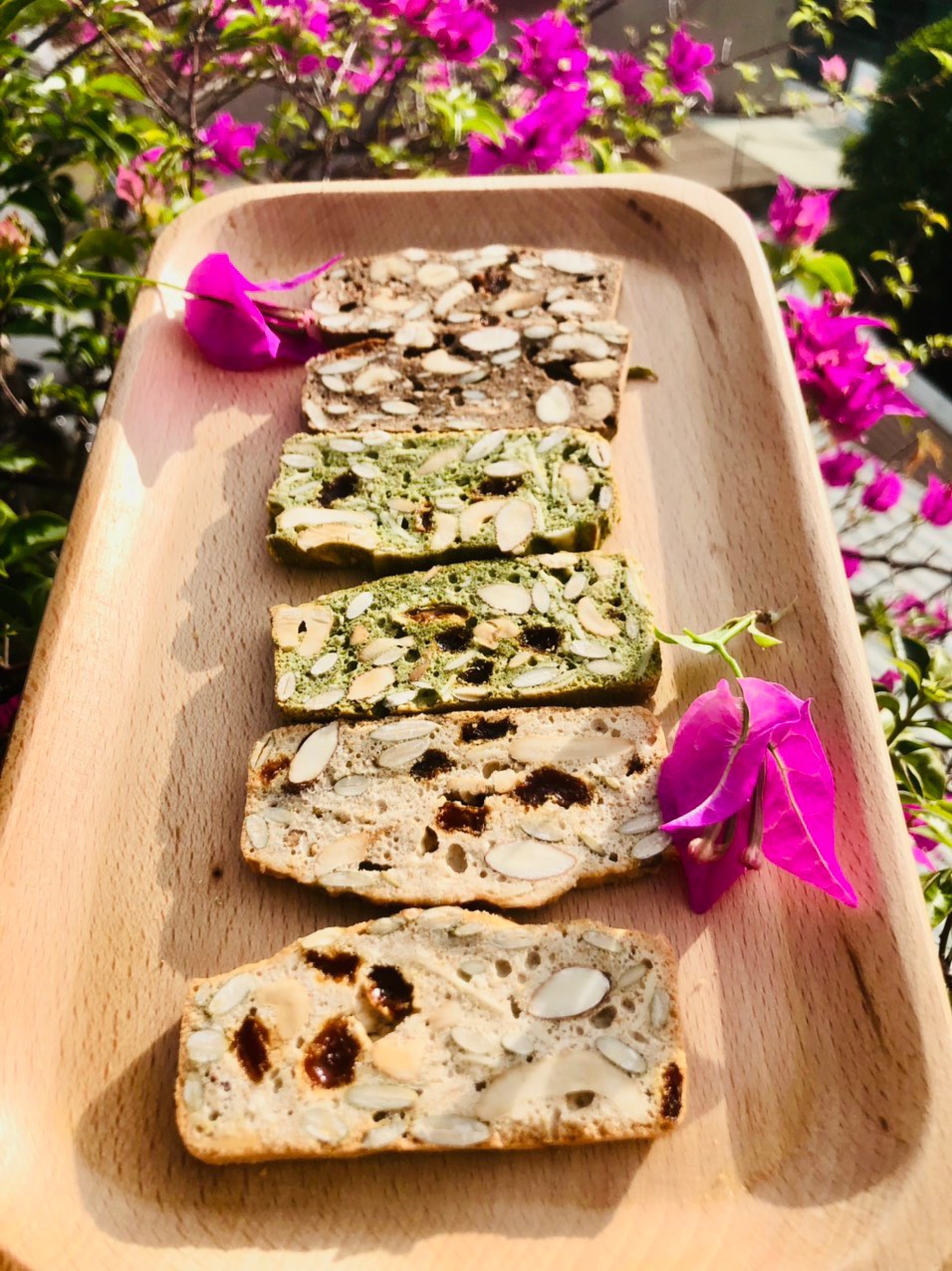 Bánh ngũ cốc biscotti nguyên cám mix vị - túi 300g