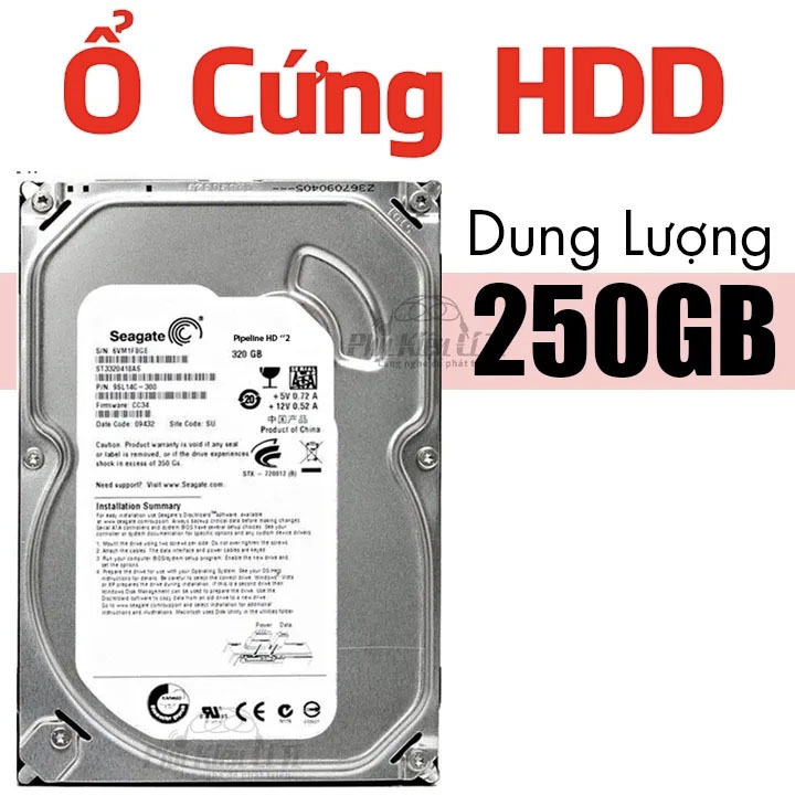 Ổ cứng hdd máy tính bàn seagate 160gb, 250gb