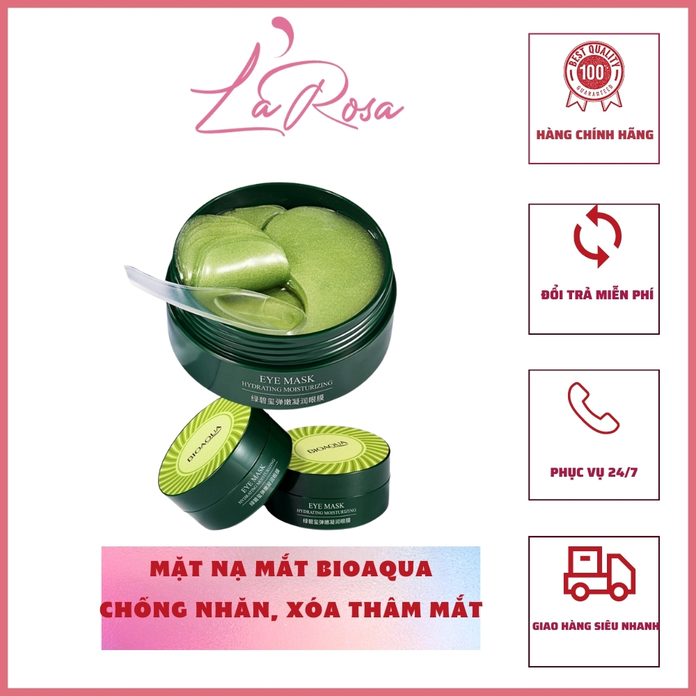 Mặt nạ mắt Bioaqua, dưỡng mắt giảm quầng thâm và bọng mắt, LaRosa Beauty, LR54