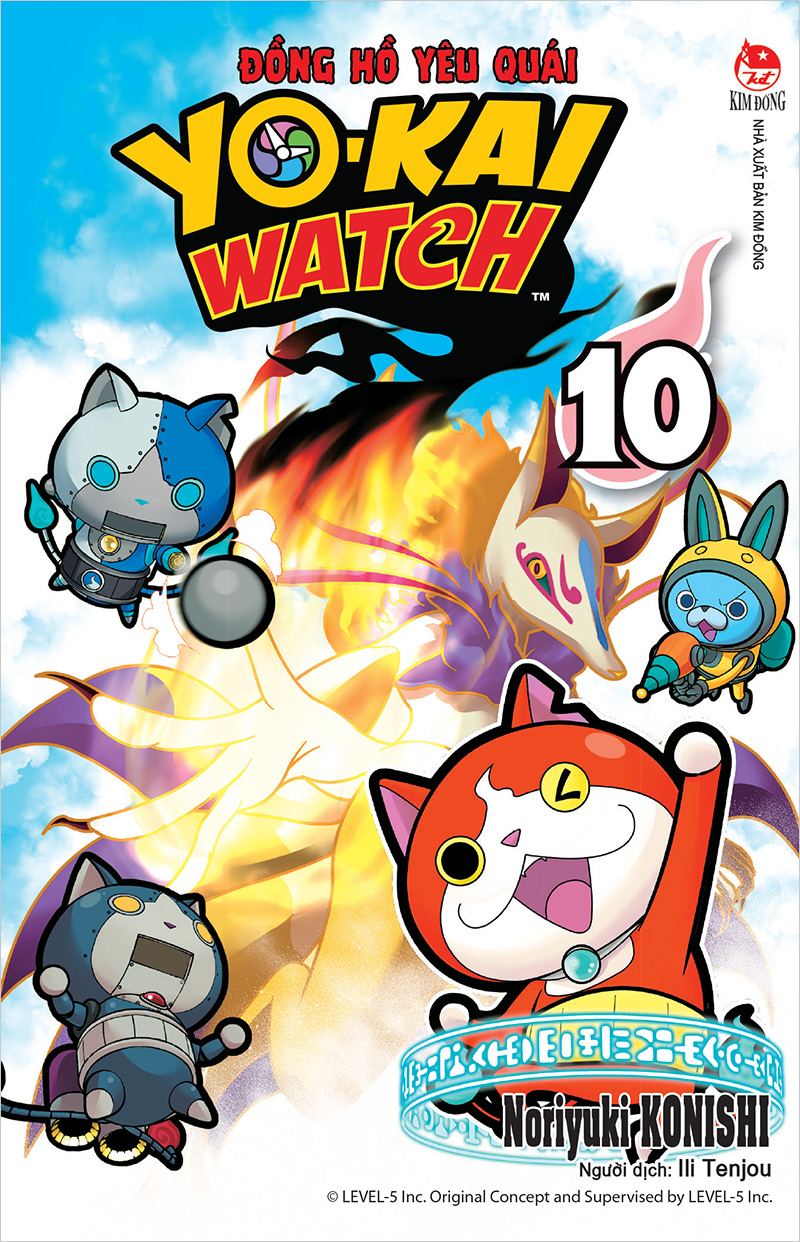 Kim đồng - yo-kai watch - đồng hồ yêu quái - tập 10