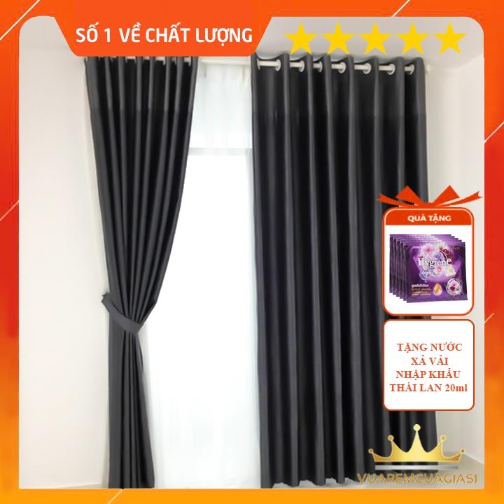Rèm cửa sổ phòng ngủ chống nắng cao cấp màn vải treo tường trang trí decor cửa chính VIP01 Vuaremgiasi HOT SALE