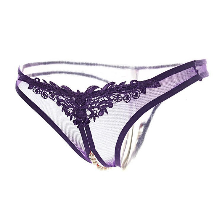 Quần Lót Dây Lọt Khe Đính chuỗi Hạt Ngọc Trai Gợi Cảm MS3009