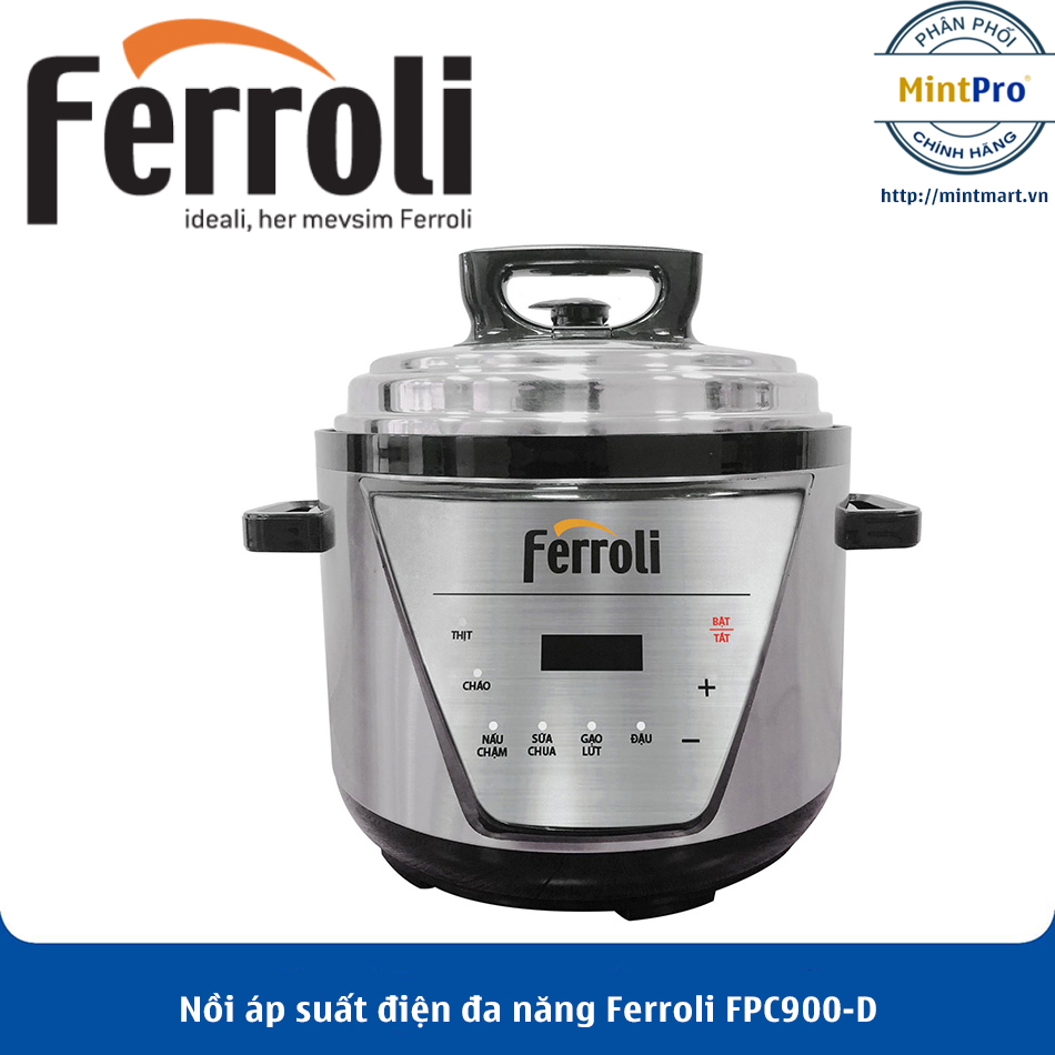 Nồi áp suất điện đa năng ferroli fpc900-d - hàng chính hãng