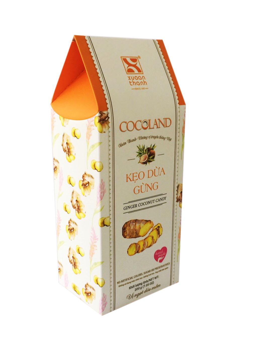 Kẹo dừa gừng Xuân Thanh hộp 200g