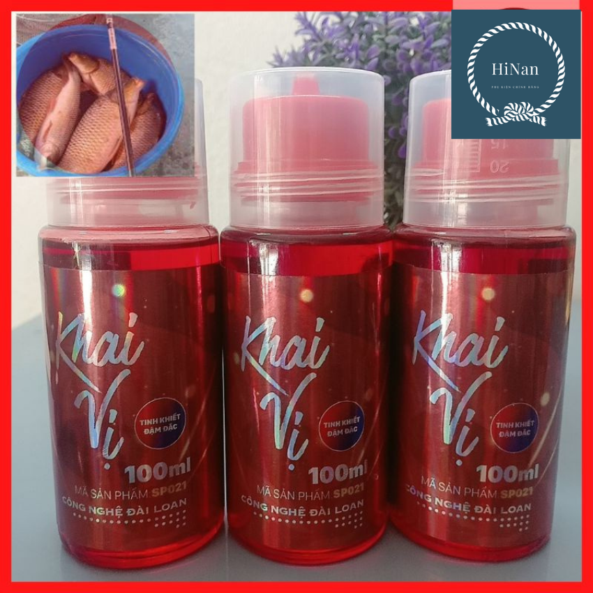 Tinh mùi khai vị sa phạm loại 100ml siêu nhạy - tinh mùi dụ cá chép, trắm, rô phi các loại - nahi shop