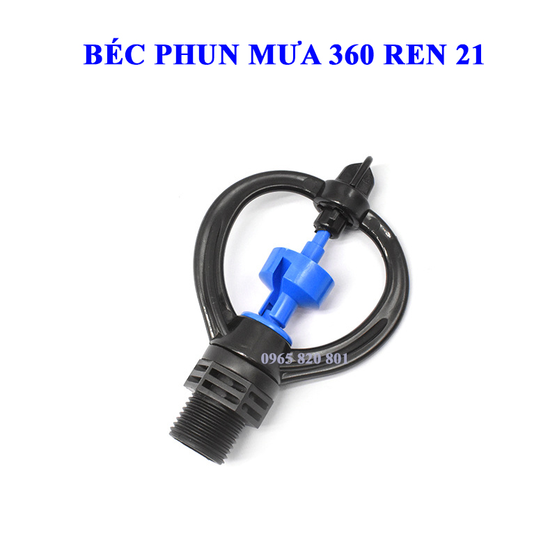 Béc tưới cây phun mưa xoay 360 độ